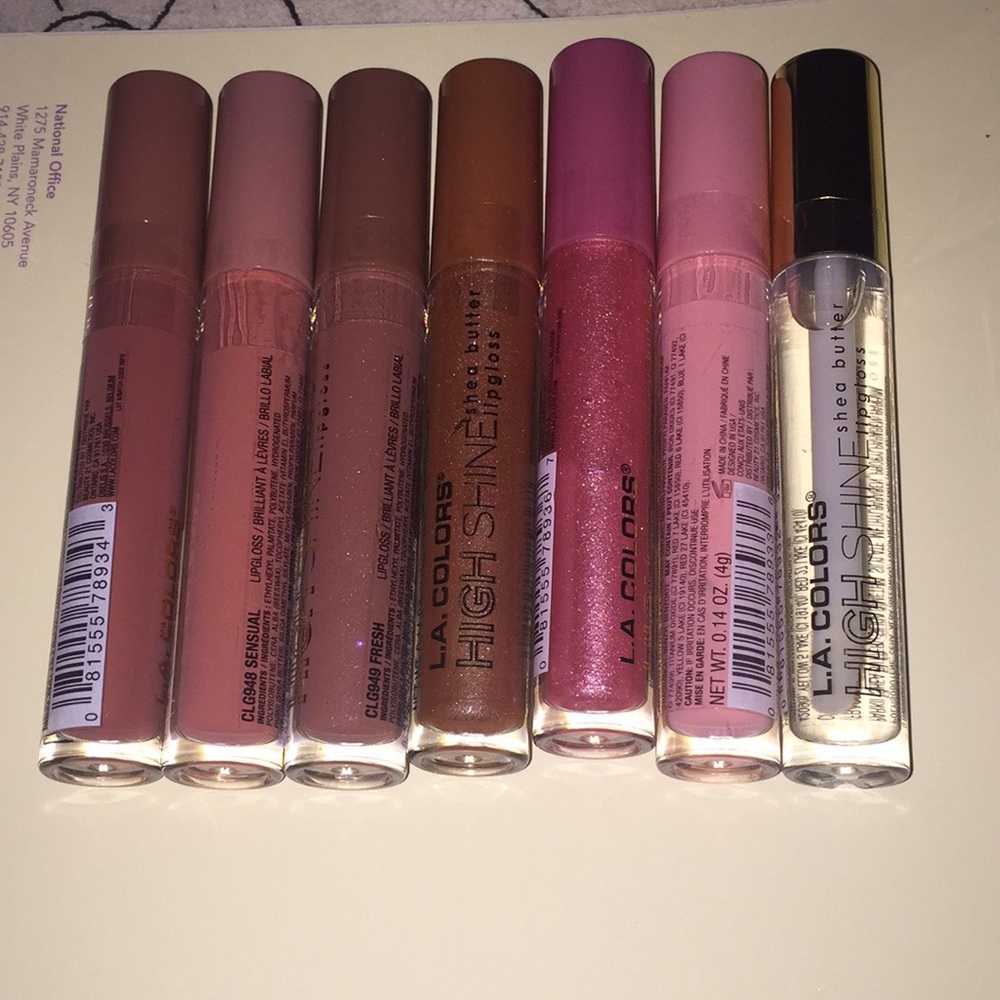 L.A shea butter lip gloss